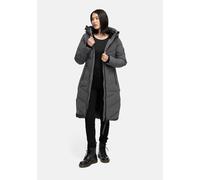 Winterjacke MARIKOO "Benikoo", Damen, Gr. M, anthrazit, Obermaterial: 92% Nylon, 8% Elasthan; Futter: 100% Polyester; Wattierung: 100% Polyester; Ärmelfutter: 100% Polyester, Jacken Winterjacke, lange
