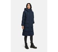Winter Steppmantel mit abnehmbarer Kapuze "Chumanii XVI" Navy L