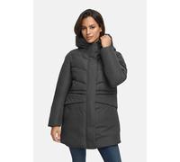 Winterjacke MARIKOO "Delilah", Damen, Gr. L, grau (anthrazit), Obermaterial: 100% Polyester. Futter: 100% Polyester. Wattierung: 100% Polyester. Ärmelfutter: 100% Polyester, Jacken Winterjacke, mit ku