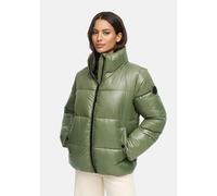 Winterjacke MARIKOO "Hazalee", Damen, Gr. 3XL, olive leaf, Obermaterial: 100% Polyester; Futter: 100% Polyester; Wattierung: 100% Polyester; Ärmelfutter: 100% Polyester, Jacken Winterjacke, mit leicht
