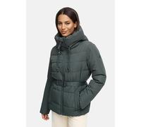 Winterjacke MARIKOO "Himee", Damen, Gr. M, grün (stone grün), Obermaterial: 100% Polyester. Futter: 100% Polyester. Wattierung: 100% Polyester. Ärmelfutter: 100% Polyester, Jacken Winterjacke, mit pra