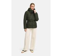 Winterjacke MARIKOO "Himee", Damen, Gr. S, grün (schwarz olive), Obermaterial: 100% Polyester. Futter: 100% Polyester. Wattierung: 100% Polyester. Ärmelfutter: 100% Polyester, Jacken Winterjacke, mit