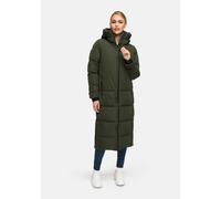Winterjacke MARIKOO "Honiaa", Damen, Gr. M, grün (schwarzolive), Obermaterial: 100% Polyester; Futter: 100% Polyester; Wattierung: 100% Polyester; Ärmelfutter: 100% Polyester, Jacken Winterjacke, mit