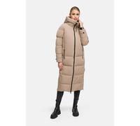 Winterjacke MARIKOO "Honiaa", Damen, Gr. XL, beige (taupegrau), Obermaterial: 100% Polyester. Futter: 100% Polyester. Wattierung: 100% Polyester. Ärmelfutter: 100% Polyester, Jacken Winterjacke, mit S