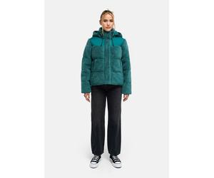 Winterjacke MARIKOO "Kaguraa", Damen, Gr. L, grün (ocean grün), Obermaterial: 100% Polyester. Innenseite: 100% Polyester. Futter: 100% Polyester. Wattierung: 100% Polyester, Jacken Winterjacke, warme 