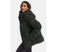Marikoo Kapuzenplüschjacke Damen oliv, XS