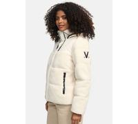 Winterjacke MARIKOO "Kaguraa", Damen, Gr. XXL, weiß (sanftes weiß), Obermaterial: 100% Polyester. Innenseite: 100% Polyester. Futter: 100% Polyester. Wattierung: 100% Polyester, Jacken Winterjacke, wa