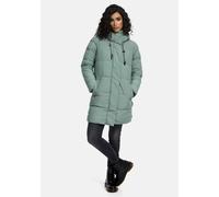 Winterjacke MARIKOO "Kaituu XVI" Gr. 5XL, grün (smokey mint), Damen, Obermaterial: 100% Polyester; Innenmaterial: 100% Polyester; Futter/Wattierung: 100% Polyester, Jacken, mit großer Kapuze (41820668