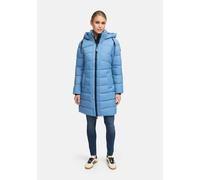 Winterjacke MARIKOO "Kaltnäschen", Damen, Gr. S, blau (powder blau), Obermaterial: 100% Polyester; Futter: 100% Polyester; Wattierung: 100% Polyester; Ärmelfutter: 100% Polyester, Jacken Winterjacke, 
