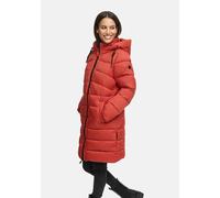 Winterjacke MARIKOO "Kaltnäschen", Damen, Gr. S, schwarz terracotta, Obermaterial: 100% Polyester; Futter: 100% Polyester; Wattierung: 100% Polyester; Ärmelfutter: 100% Polyester, Jacken Winterjacke, 