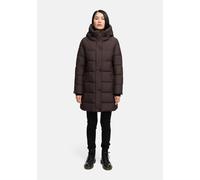 Winterjacke MARIKOO "Karumikoo XVI", Damen, Gr. 5XL, braun (choco), Obermaterial: 100% Polyester. Futter: 100% Polyester. Wattierung: 100% Polyester. Ärmelfutter: 100% Polyester, Jacken Winterjacke, m