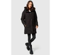 Winterjacke MARIKOO "Karumikoo XVI", Damen, Gr. XXL, schwarz, Obermaterial: 100% Polyester. Futter: 100% Polyester. Wattierung: 100% Polyester. Ärmelfutter: 100% Polyester, Jacken Winterjacke, mit gro