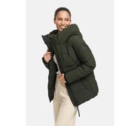 Winterjacke MARIKOO "Kuscheltatze", Damen, Gr. XS, grün (schwarz olive), Obermaterial: 100% Polyester. Futter: 100% Polyester. Wattierung: 100% Polyester. Ärmelfutter: 100% Polyester, Jacken Winterjac