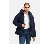 Winterjacke MARIKOO "Kwamee", Damen, Gr. 3XL, blau (navy), Obermaterial: 92% Nylon, 8% Elasthan; Innenseite: 100% Polyester; Futter: 100% Polyester; Wattierung: 100% Polyester, Jacken Winterjacke, Sch