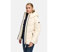 Winterjacke MARIKOO "Kwamee", Damen, Gr. L, cream, Obermaterial: 92% Nylon, 8% Elasthan; Innenseite: 100% Polyester; Futter: 100% Polyester; Wattierung: 100% Polyester, Jacken Winterjacke, Schräg gest