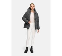 Winterjacke MARIKOO "Kwamee", Damen, Gr. XXL, grau (anthrazit), Obermaterial: 92% Nylon, 8% Elasthan; Innenseite: 100% Polyester; Futter: 100% Polyester; Wattierung: 100% Polyester, Jacken Winterjacke