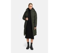 Winterjacke MARIKOO "Michikoo", Damen, Gr. L, grün (schwarzolive), Obermaterial: 100% Polyester; Futter: 100% Polyester; Wattierung: 100% Polyester; Ärmelfutter: 100% Polyester, Jacken Winterjacke, Ex