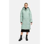 Winterjacke MARIKOO "Michikoo", Damen, Gr. L, smokeymint, Obermaterial: 100% Polyester. Futter: 100% Polyester. Wattierung: 100% Polyester. Ärmelfutter: 100% Polyester, Jacken Winterjacke, Extra lange