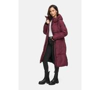 Winterjacke MARIKOO "Michikoo", Damen, Gr. M, wine, Obermaterial: 100% Polyester; Futter: 100% Polyester; Wattierung: 100% Polyester; Ärmelfutter: 100% Polyester, Jacken Winterjacke, Extra langer Schn