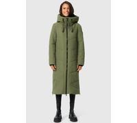 Winterjacke MARIKOO "Nadaree XVI", Damen, Gr. 5XL, olive leaf, Obermaterial: 100% Polyester; Futter: 100% Polyester; Wattierung: 100% Polyester; Ärmelfutter: 100% Polyester, Jacken Winterjacke, Stepp