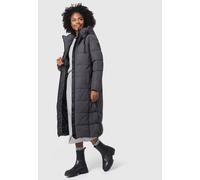 Winterjacke MARIKOO "Nadeshikoo XIV", Damen, Gr. M, grau (anthrazit), Obermaterial: 100% Polyester; Innenmaterial: 100% Polyester; Fütterung & Wattierung: 100% Polyester, Jacken, extra langer Winter M