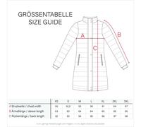 Winterjacke MARIKOO "Natsukoo XVI", Damen, Gr. 3XL, grau (taupe grau), Obermaterial: 100% Polyester, Jacken Winterjacke, Stepp Mantel mit großer Kapuze (45589408-XXXL) taupe grau