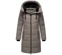 Winterjacke MARIKOO "Natsukoo XVI", Damen, Gr. L, grau, Obermaterial: 100% Polyester, Jacken Winterjacke, Stepp Mantel mit großer Kapuze (20563345-L) grau