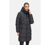 Winterjacke MARIKOO "Natsukoo XVI", Damen, Gr. XL, grau (anthrazit), Obermaterial: 100% Polyester, Jacken Winterjacke, Stepp Mantel mit großer Kapuze (82819058-XL) anthrazit