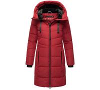Winterjacke MARIKOO "Natsukoo XVI", Damen, Gr. XS, rot (dunkelrot), Obermaterial: 100% Polyester, Jacken Winterjacke, Stepp Mantel mit großer Kapuze (62554900-XS) dunkelrot