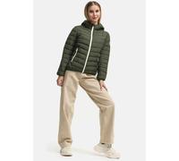 Winterjacke MARIKOO "Pack mich ein", Damen, Gr. XL, grün (schwarz olive), Obermaterial: 100% Polyester; Innenseite: 100% Polyester; Futter: 100% Polyester; Wattierung: 100% Polyester, Jacken Winterjac
