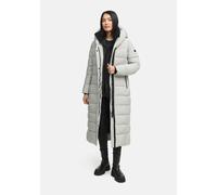 Winterjacke MARIKOO "Pakoraa", Damen, Gr. M, cloudgrau, Obermaterial: 100% Polyester; Futter: 100% Polyester; Wattierung: 100% Polyester; Ärmelfutter: 100% Polyester, Jacken Winterjacke, extra langer 