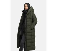 Winterjacke MARIKOO "Pakoraa", Damen, Gr. S, grün (schwarzolive), Obermaterial: 100% Polyester. Futter: 100% Polyester. Wattierung: 100% Polyester. Ärmelfutter: 100% Polyester, Jacken Winterjacke, ext