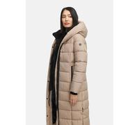 Winterjacke MARIKOO "Pakoraa", Damen, Gr. XXL, beige (taupegrau), Obermaterial: 100% Polyester; Futter: 100% Polyester; Wattierung: 100% Polyester; Ärmelfutter: 100% Polyester, Jacken Winterjacke, ext