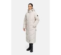 Extralanger Winter Steppmantel mit Kapuze "Ranjaa XVI" Bone M
