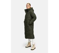 Extralanger Winter Steppmantel mit Kapuze "Ranjaa XVI" Dark Olive M