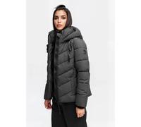 Winterjacke MARIKOO "Sahnemausii", Damen, Gr. XXL, grau (anthrazit), Obermaterial: 100% Polyester. Futter: 100% Polyester. Wattierung: 100% Polyester. Ärmelfutter: 100% Polyester, Bündchen, Jacken Win