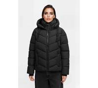 Winterjacke MARIKOO "Sahnemausii", Damen, Gr. XXL, schwarz, Obermaterial: 100% Polyester. Futter: 100% Polyester. Wattierung: 100% Polyester. Ärmelfutter: 100% Polyester, Bündchen, Jacken Winterjacke,