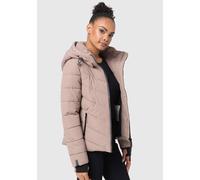 Winterjacke MARIKOO "Samuiaa XVI", Damen, Gr. S, grau (taupe grau), Obermaterial: 100% Polyester. Futter: 100% Polyester. Wattierung: 100% Polyester. Ärmelfutter: 100% Polyester, Jacken Winterjacke, m
