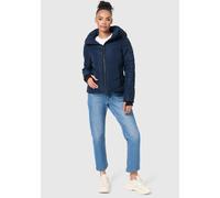 Winterjacke MARIKOO "Samuiaa XVI" Gr. XS, blau (navy), Damen, Obermaterial: 100% Polyester; Futter: 100% Polyester; Wattierung: 100% Polyester; Ärmelfutter: 100% Polyester, Jacken, mit Kapuze (5802476