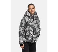 Winterjacke MARIKOO "Samuiaa XVI", Damen, Gr. XS, grau (schwarz flower), Obermaterial: 100% Polyester. Futter: 100% Polyester. Wattierung: 100% Polyester. Ärmelfutter: 100% Polyester, Jacken Winterjac