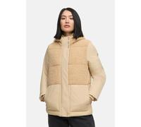 Winterjacke MARIKOO "Sheeta", Damen, Gr. S, beige, Obermaterial: 100% Polyester; Futter: 100% Polyester; Wattierung: 100% Polyester; Ärmelfutter: 100% Polyester, Jacken Winterjacke, Kombination aus Te