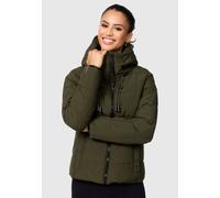 Winterjacke MARIKOO "Shimoaa XVI", Damen, Gr. XS, grün (schwarz olive), Obermaterial: 100% Polyester; Futter: 100% Polyester; Wattierung: 100% Polyester; Ärmelfutter: 100% Polyester, Jacken Winterjack
