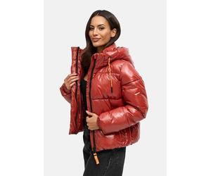Winterjacke MARIKOO "Skyraa", Damen, Gr. L, schwarz terracotta, Obermaterial: 100% Nylon. Futter: 100% Polyester. Wattierung: 100% Polyester. Ärmelfutter: 100% Polyester, Jacken Winterjacke, Leicht gl
