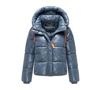 Winterjacke MARIKOO "Skyraa", Damen, Gr. XXL, blau (dusty blau), Obermaterial: 100% Nylon; Futter: 100% Polyester; Wattierung: 100% Polyester; Ärmelfutter: 100% Polyester, Jacken Winterjacke, Leicht g