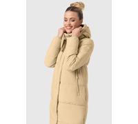 Winterjacke MARIKOO "Soranaa", Damen, Gr. L, beige, Obermaterial: 100% Polyester; Futter: 100% Polyester; Wattierung: 100% Polyester; Ärmelfutter: 100% Polyester, Jacken Winterjacke, langer Winter Man