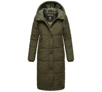 Winterjacke MARIKOO "Soranaa", Damen, Gr. XL, grün (schwarz olive), Obermaterial: 100% Polyester; Futter: 100% Polyester; Wattierung: 100% Polyester; Ärmelfutter: 100% Polyester, Jacken Winterjacke, l