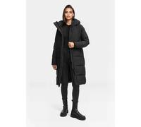 Winterjacke MARIKOO "Tabiaa", Damen, Gr. XL, schwarz, Obermaterial: 100% Polyester; Futter: 100% Polyester; Wattierung: 100% Polyester; Ärmelfutter: 100% Polyester, Jacken Winterjacke, Bewegungsschlit