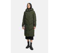Winterjacke MARIKOO "Teonaa", Damen, Gr. S, grün (olive), Obermaterial: 100% Polyester; Futter: 100% Polyester; Wattierung: 100% Polyester; Ärmelfutter: 100% Polyester, Jacken Winterjacke, Figurbetont