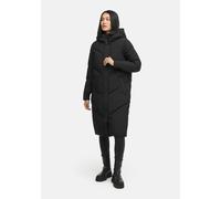 Winterjacke MARIKOO "Teonaa", Damen, Gr. S, schwarz, Obermaterial: 100% Polyester; Futter: 100% Polyester; Wattierung: 100% Polyester; Ärmelfutter: 100% Polyester, Jacken Winterjacke, Figurbetonte Pas