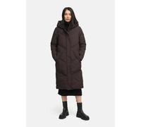 Winterjacke MARIKOO "Teonaa", Damen, Gr. XL, choco, Obermaterial: 100% Polyester; Futter: 100% Polyester; Wattierung: 100% Polyester; Ärmelfutter: 100% Polyester, Jacken Winterjacke, Figurbetonte Pass
